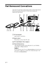 Предварительный просмотр 6 страницы Sony MSAC-PR1 Operating Instructions Manual