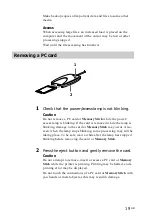 Предварительный просмотр 21 страницы Sony MSAC-PR1 Operating Instructions Manual