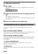 Предварительный просмотр 14 страницы Sony MSAC-US2 Operating Instructions Manual