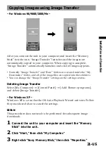 Preview for 21 page of Sony MSAC-US2 Operating Instructions Manual