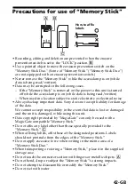 Предварительный просмотр 103 страницы Sony MSAC-US30 - Memory Stick USB Reader/Writer Operating Instructions Manual