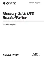 Предварительный просмотр 112 страницы Sony MSAC-US30 - Memory Stick USB Reader/Writer Operating Instructions Manual