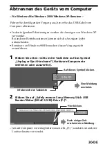 Предварительный просмотр 191 страницы Sony MSAC-US30 - Memory Stick USB Reader/Writer Operating Instructions Manual