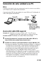 Предварительный просмотр 330 страницы Sony MSAC-US30 - Memory Stick USB Reader/Writer Operating Instructions Manual