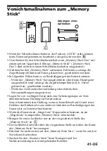 Предварительный просмотр 231 страницы Sony MSAC-US40 - MemoryStick Flash Memory Card USB 2.0 Reader Operating Instructions Manual