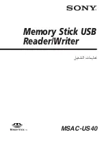 Предварительный просмотр 693 страницы Sony MSAC-US40 - MemoryStick Flash Memory Card USB 2.0 Reader Operating Instructions Manual