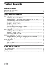 Preview for 6 page of Sony MSAC-US7 Operating Instructions Manual