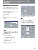 Предварительный просмотр 26 страницы Sony MSB-2000 Operation Manual