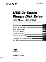 Preview for 1 page of Sony MSFD-20U User Manual