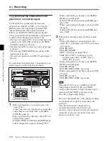 Предварительный просмотр 52 страницы Sony MSW-2000 Operation Manual