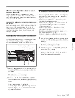 Предварительный просмотр 69 страницы Sony MSW-2000 Operation Manual