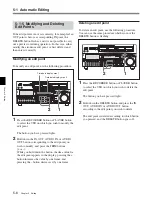 Предварительный просмотр 70 страницы Sony MSW-2000 Operation Manual