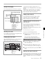 Предварительный просмотр 84 страницы Sony MSW-2000 Operation Manual