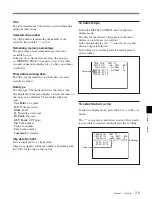 Предварительный просмотр 92 страницы Sony MSW-2000 Operation Manual