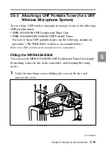 Предварительный просмотр 305 страницы Sony MSW-900 Operation Manual