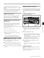 Preview for 55 page of Sony MSW-M2100 Operation Manual