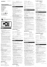 Sony MSX-1G Operating Instructions preview