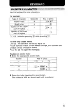 Предварительный просмотр 17 страницы Sony MSX 2 HB-F9P Operating Instructions Manual