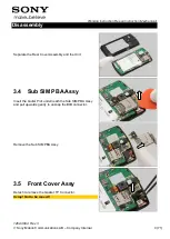 Preview for 9 page of Sony MT25i Working Instructions