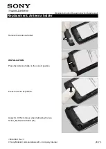 Preview for 20 page of Sony MT25i Working Instructions