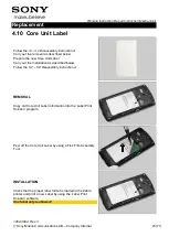 Preview for 23 page of Sony MT25i Working Instructions