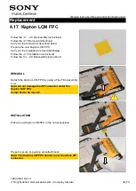 Preview for 32 page of Sony MT25i Working Instructions