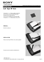 Preview for 52 page of Sony MT25i Working Instructions