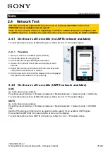 Preview for 92 page of Sony MT25i Working Instructions