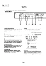 Preview for 4 page of Sony MU-R201 Service Manual