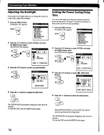 Предварительный просмотр 14 страницы Sony Multiscan CPD-L133 Operating Instructions Manual