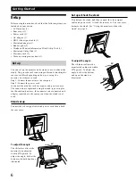 Preview for 6 page of Sony Multiscan CPD-M151 Operating Instructions Manual