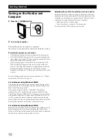 Preview for 10 page of Sony Multiscan CPD-M151 Operating Instructions Manual