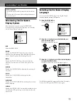 Preview for 11 page of Sony Multiscan CPD-M151 Operating Instructions Manual