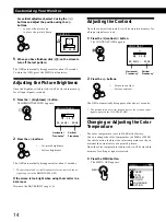 Preview for 14 page of Sony Multiscan CPD-M151 Operating Instructions Manual