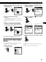 Preview for 15 page of Sony Multiscan CPD-M151 Operating Instructions Manual