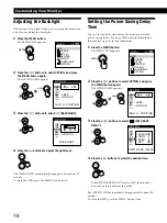 Preview for 16 page of Sony Multiscan CPD-M151 Operating Instructions Manual