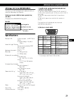 Preview for 41 page of Sony Multiscan CPD-M151 Operating Instructions Manual