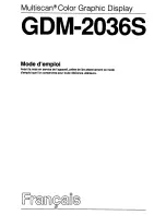 Preview for 19 page of Sony Multiscan GDM-2036S Operating Instructions Manual