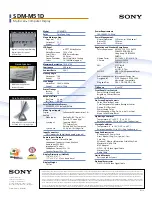 Preview for 2 page of Sony Multiscan SDM-M51D Specifications