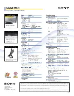 Preview for 2 page of Sony Multiscan SDM-M61 Specifications