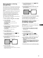 Preview for 13 page of Sony Multiscan SDM-N50 Operating Instructions Manual