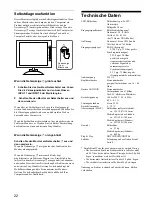 Preview for 62 page of Sony Multiscan SDM-N50 Operating Instructions Manual