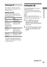 Preview for 31 page of Sony Muteki LBT-LCD7Di Operating Instructions Manual