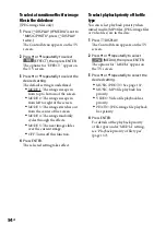 Preview for 54 page of Sony Muteki LBT-LCD7Di Operating Instructions Manual