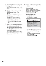 Preview for 82 page of Sony Muteki LBT-LCD7Di Operating Instructions Manual