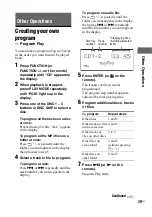 Preview for 29 page of Sony Muteki LBT-ZX99I Operating Instructions Manual