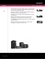 Sony Muteki XROSSFADE LBT-DJ2i Specification Sheet preview