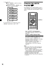 Preview for 16 page of Sony MV-101 - Mobile Dvd Operating Instructions Manual