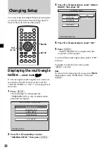 Preview for 20 page of Sony MV-101 - Mobile Dvd Operating Instructions Manual