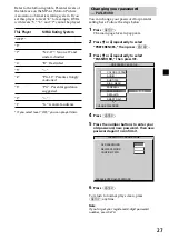 Preview for 27 page of Sony MV-101 - Mobile Dvd Operating Instructions Manual